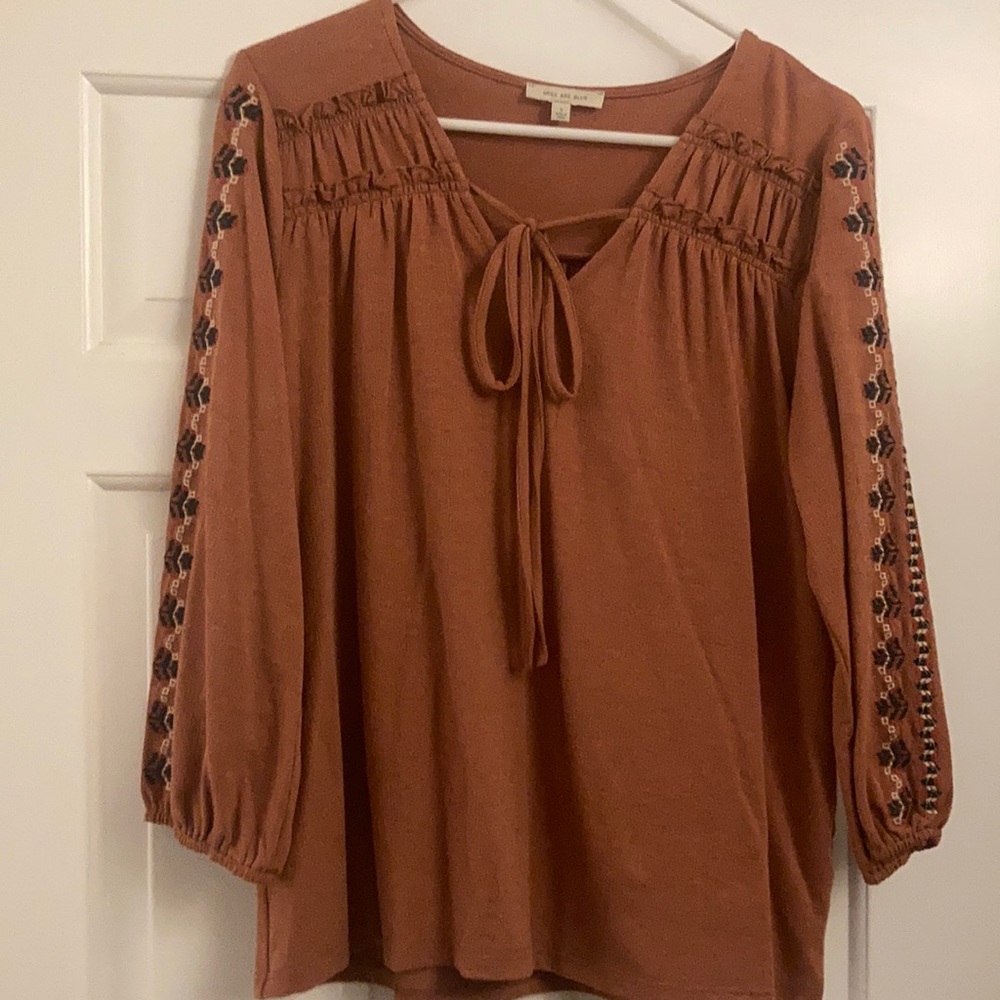 Skies are Blue top sz S